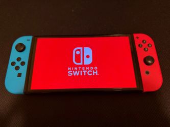 Nintendo Switch with Neon Joy-Cons