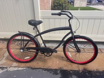 Bicycle, Beach Cruiser - Black, 3 speed