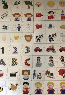 3 piece sequence puzzle by brain child (set of 20)