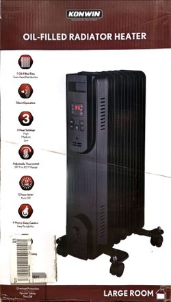 Konwin Oil-Filled Radiator Heater