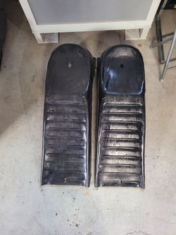 Black Metal Car Ramps
