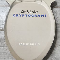 Sit & Solve Cryptograms-Paperback By Leslie Billig- Excellent-1 puzzle completed