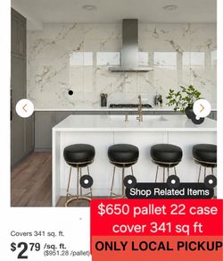 🦚 Daltile Maisto Safari Calacatta 24 in. x 48 in. Polished Porcelain Marble Look Floor and Wall Tile (7.75 sq. ft./each #2307