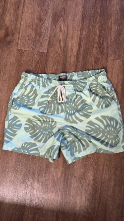 RSQ Swim Trunks Tropical Leaf Print Mens large