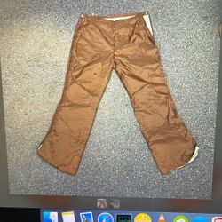Extra large light, brown snow, pants, machine washed, and ready for winter
