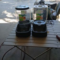 Food and water bowl.