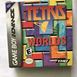 Tetris Worlds Game For Nintendo GameBoy Advance