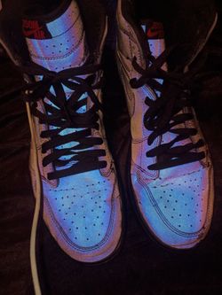 Nike Zoom Air High-Top Sneakers Reflective
