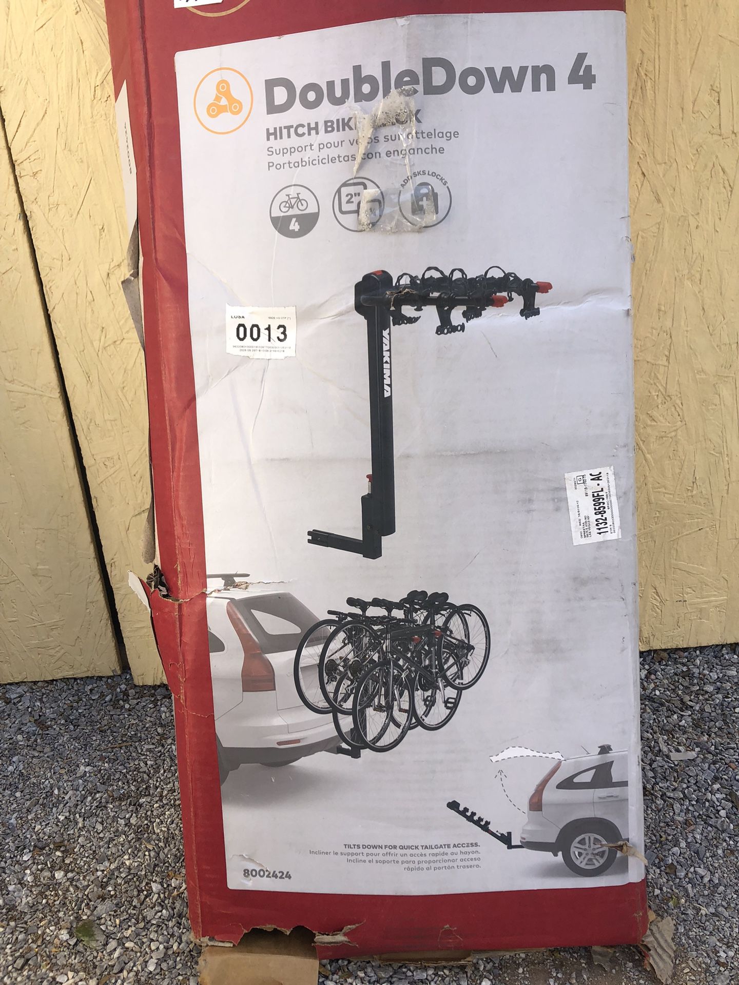 YAKIMA Double Down 4 Hitch Mounted Bike Rack