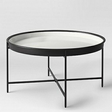 Pradet Tray Accent Table Black/White Project 62