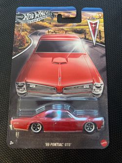 Hot Wheels ‘66 Pontiac GTO Silver Series CHASE #5/5 Metal Base Walmart Exclusive