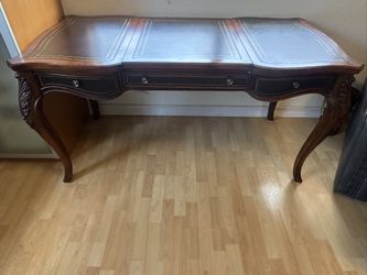Antique Wooden Backgammon Table