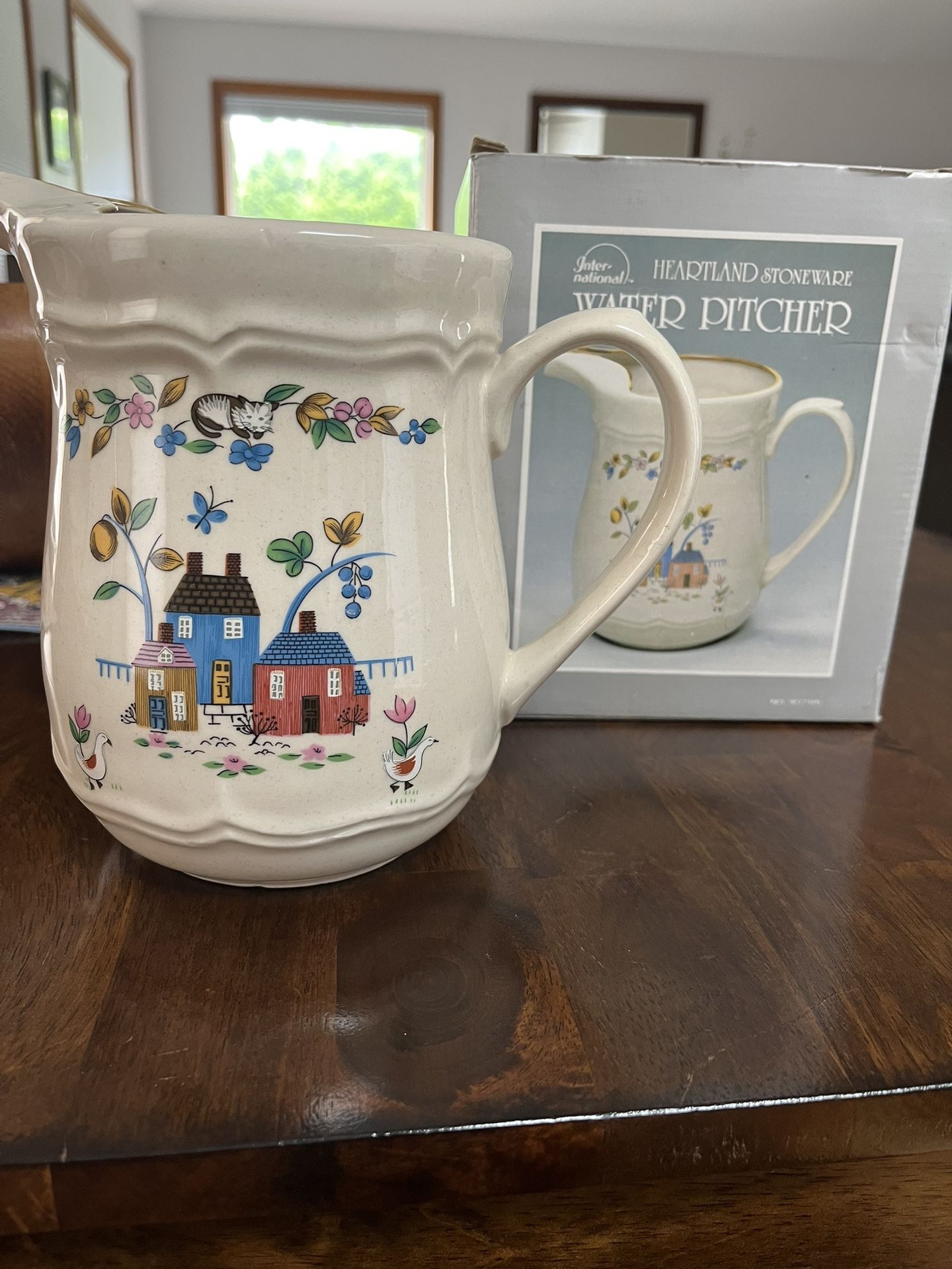 Vintage Heartland Water Pitcher By International
