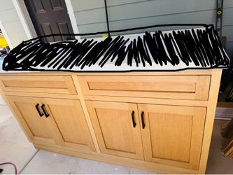 Bathroom- Vanity - cabinet - 62 inch wide