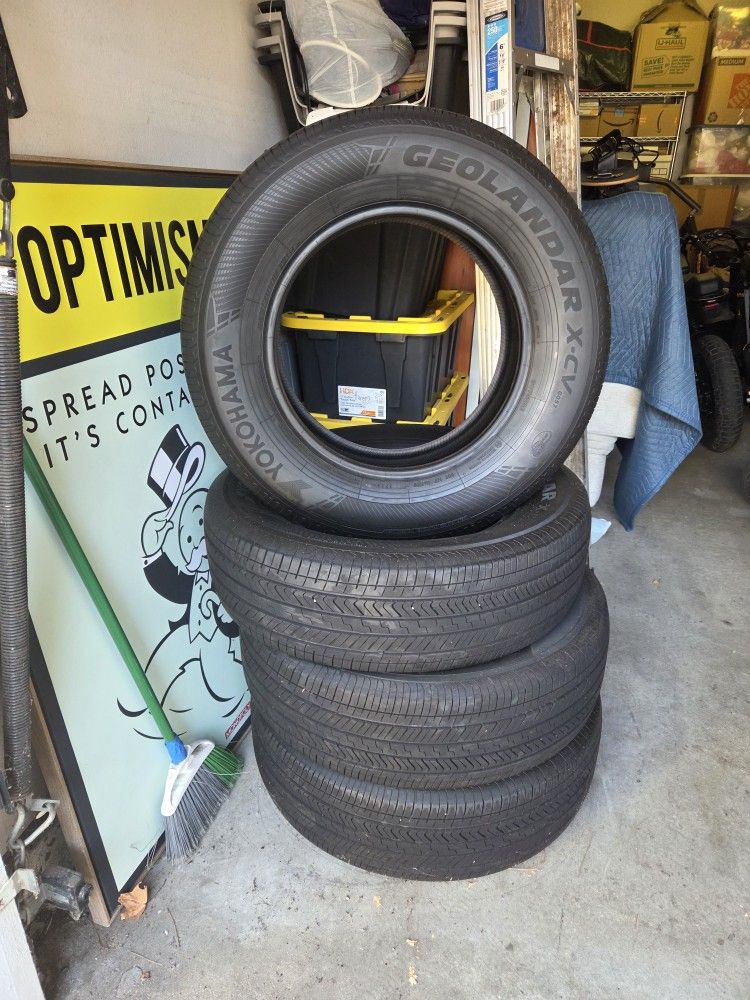 4 new Yokohama tires 