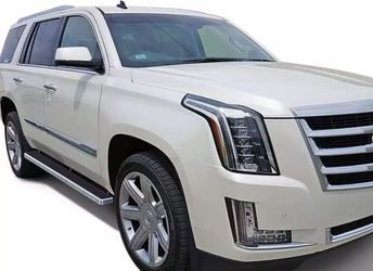 LA Zona Auto Parts 2000 to 2020 Chevy Tahoe Yukon Cadillac Escalade Chrome 5 inch Running Boards Estribos Side Step