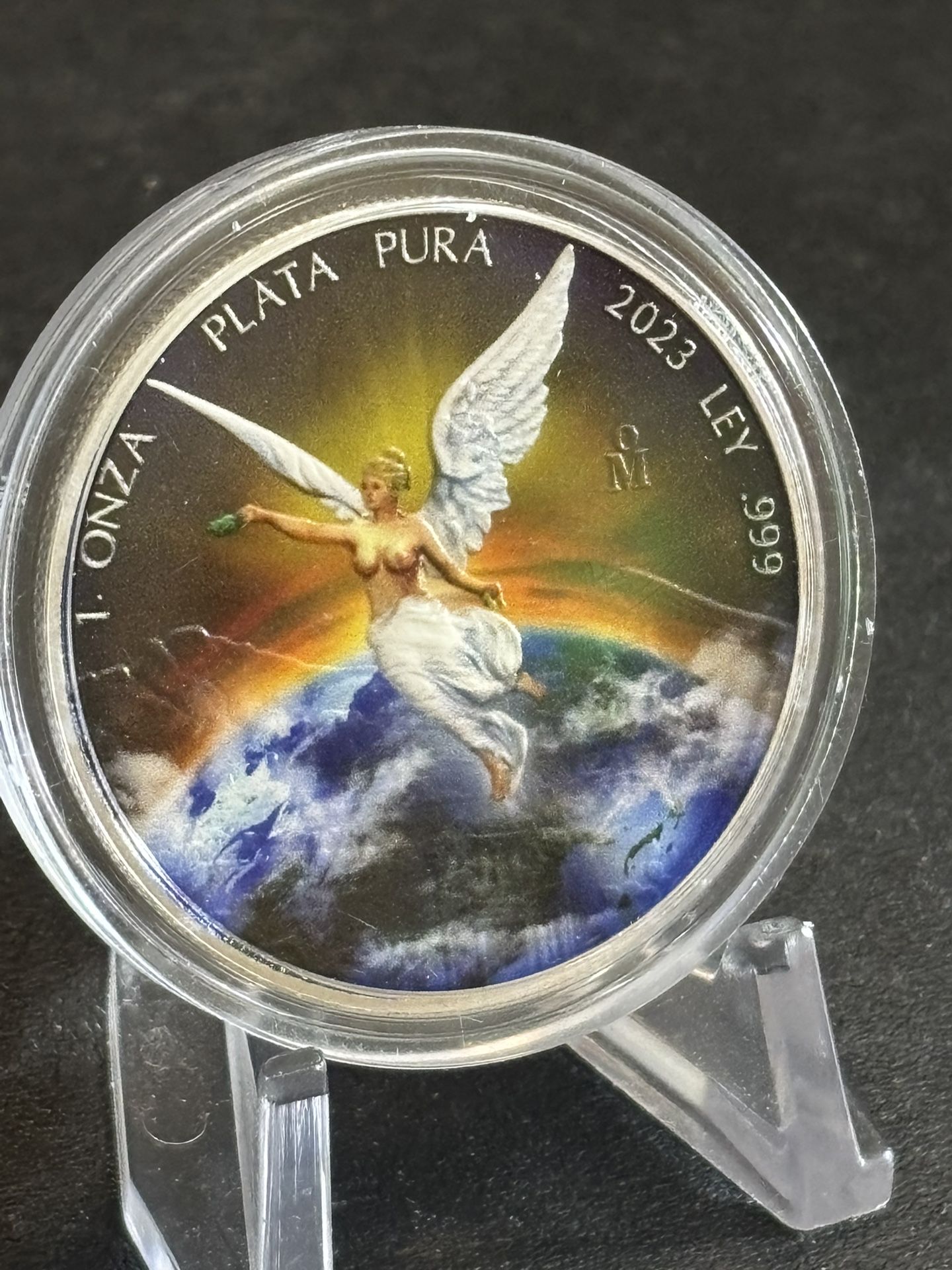 2023 Colorized Libertad 1 Ounce Pure Silver Plata Pura