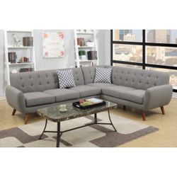 Gray Sectional Sofa 