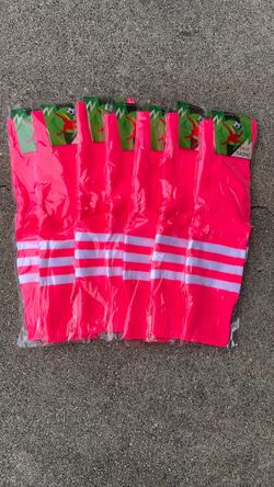 7 Pairs Of Pink Soccer Socks (fit Size 7-13) Great For Breast Cancer Awareness Month!