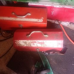 Pair Of Toolboxes, Good Condition W/ Trays.Both$15