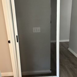 Sliding screen door 36x80inch adjustable height