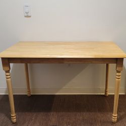 48" Solid Wood Dining Table.  (4ft)