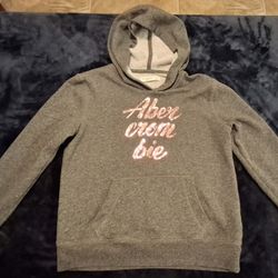 Abercrombie And Fitch Gray Girls Hoodie Size 13/14