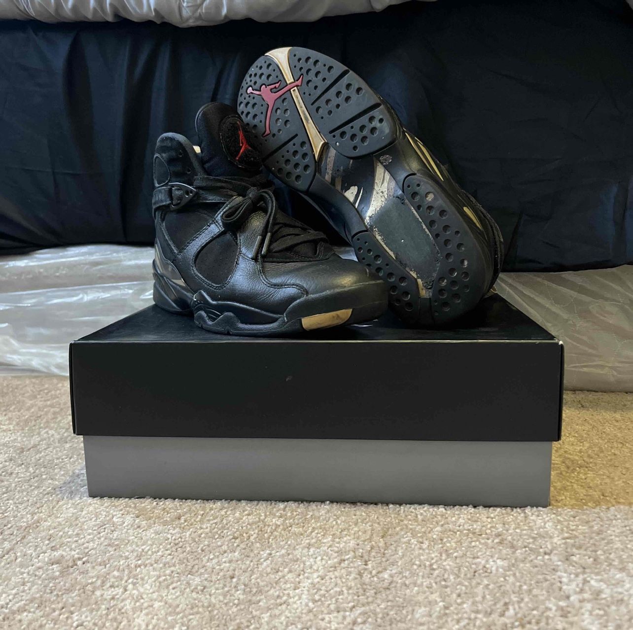 OVO x Air Jordan 8 Retro ‘Black’ - Sz 10.5M Used 100% Authentic