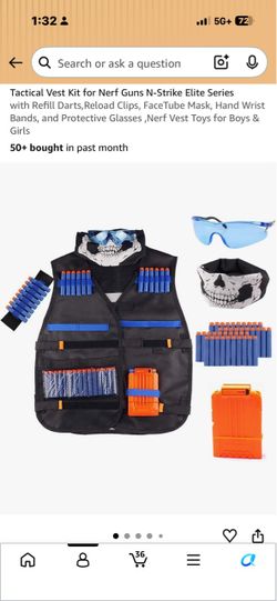 Tactical Vest Kit for Nerf N-Strike Elite