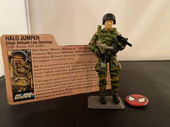 Vintage 1984 GI Joe Rip Cord