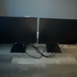 HP Dual Monitors  24”  DP Port 