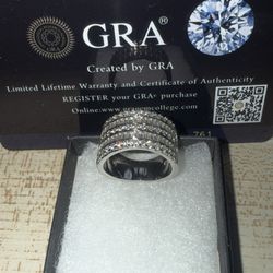 Size 6 Moissanite Ring 