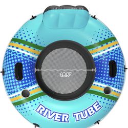 Jasonwell Inflatable River Tube Float - Heavy Duty River Float Pool Floats Lake Premium Water Tubes for Floating Recreational River Raft Lounge Floati