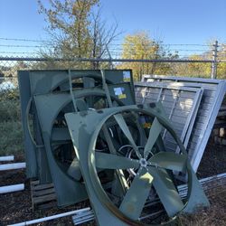 Greenhouse Fans, Shutters And Motors