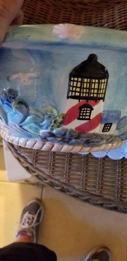 Nice beach ocean Nautical bowl