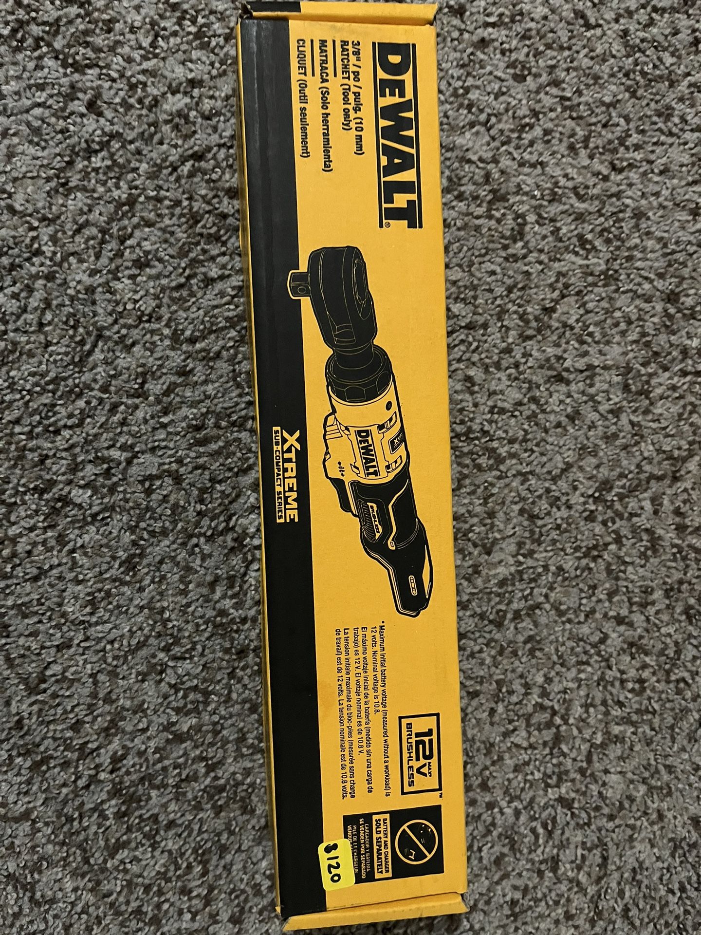 DeWalt Ratchet 3/8” 12V