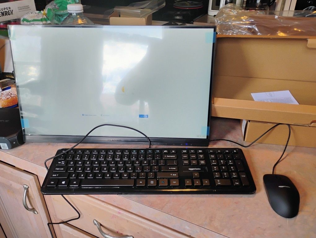 Touchscreen Computer Monitor With Keyboard And Mouse