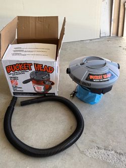Bucket Head Wet/Dry Vac Powerhead with Hose