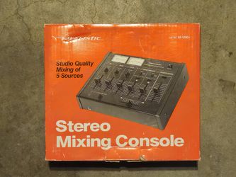 Unused Stereo Mixing Console