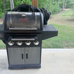 grill, propane, grill cover and turkey fryer $165 for everything
