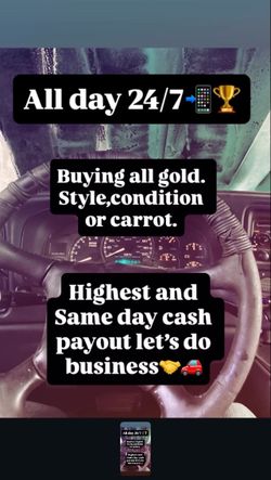 CASH FOR GOLD!