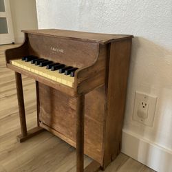 Jaymar Wood Children's Toy Piano 25 Keys 1940's Vintage Working Keys Antique