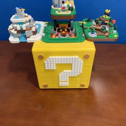 Super Mario Question Block Lego Set