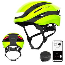 New Other Lumos Ultra Size M/L Bluetooth Electric Lime Smart Helmet With Remote, LHEUT5-A0-GR