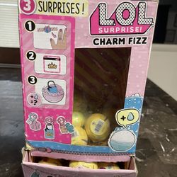 LOL Surprise Charm Fizz Ball Bath Bomb With 3 Surprises