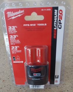 Milwaukee M12 12-Volt Lithium-Ion 2.0 Ah Compact Battery Pack

