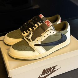 Travis Scott × Jordan Air Jordan 1 8.0 Low OG "Medium Olive" 