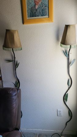 Two Wall Mounted Decorative Lamps