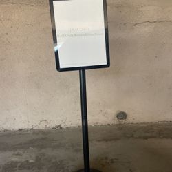 Adjustable Sign Holder Floor Stand (3)