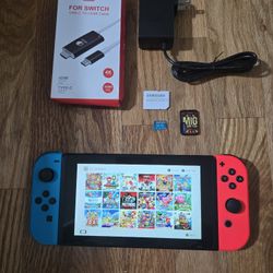 Nintendo Switch With Mig Switch Bundle